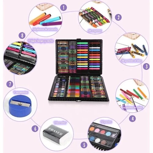 Set de dibujo infantil.