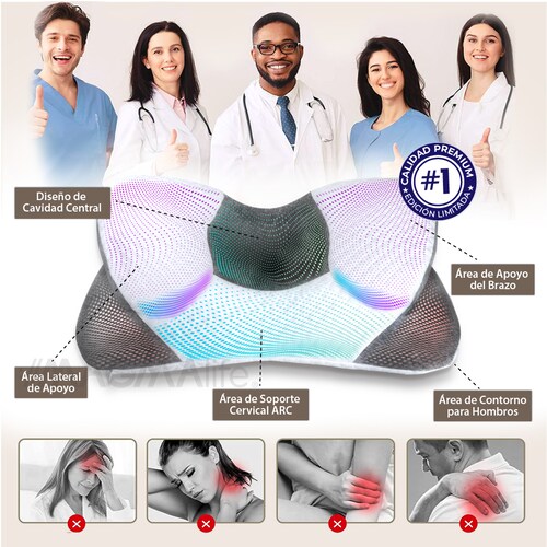 Almohada Cervical Memory Foam Magma Life