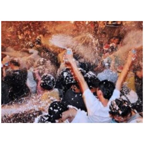 24 Espumas Lluvia De Nieve 260ml Espuma De Diversión Fiesta 