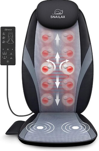 asiento masajeador de espalda con terapia de calor