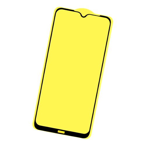 3x Mica Cristal 9D Protector de Pantalla para XIOMI Redmi NOTE 8 con Marco Color Negro