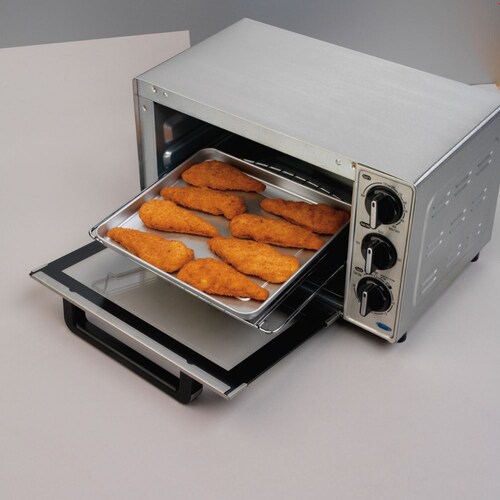 Horno tostador de Hamilton Beach., Acero inoxidable