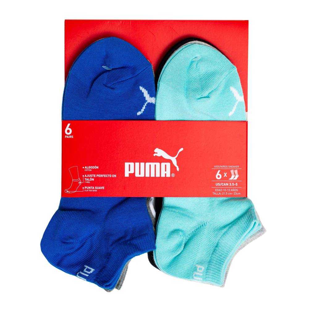 Tines Puma Para Ni o Multicolor Con 6 Pares