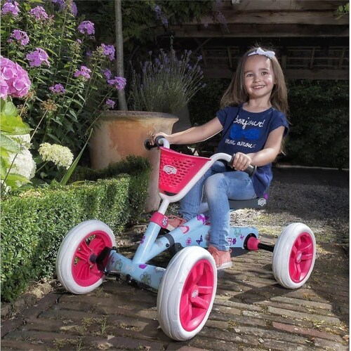 Carrito Montable Go Kart Pedales BERG Buzzy Bloom 2 a 5 años