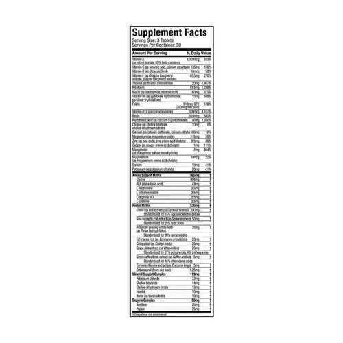 Multivitaminico MuscleTech Platinum Multivitamin 90 tabs 30 Serv.
