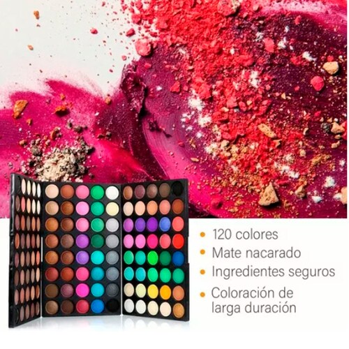 Juego De Paleta De Sombras De Ojos De 120 Colores