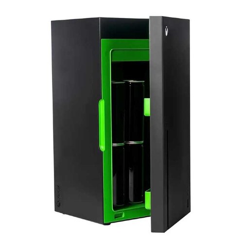 Mini Refrigerador Tipo XBOX  8 Latas Capacidad Con Luz