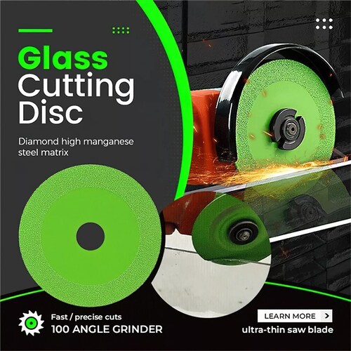Set 6 Piezas Disco De Corte De Vidrio,discos De Diamante