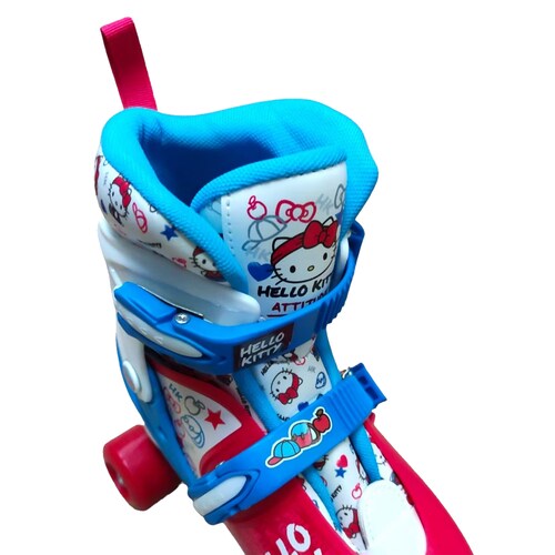 Patines para niños 4 Ruedas Hello Kitty 19 a 21 cm Azul/Rojo