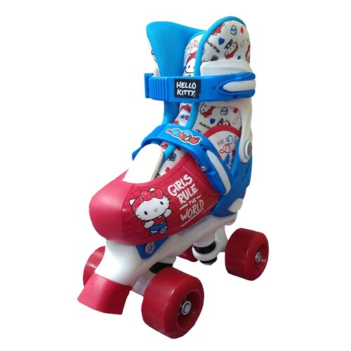Patines para niños 4 Ruedas Hello Kitty 19 a 21 cm Azul/Rojo