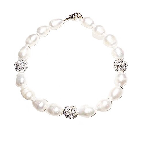 Collar Pulsera Aretes De Perla Cultivada Tornasol A020.
