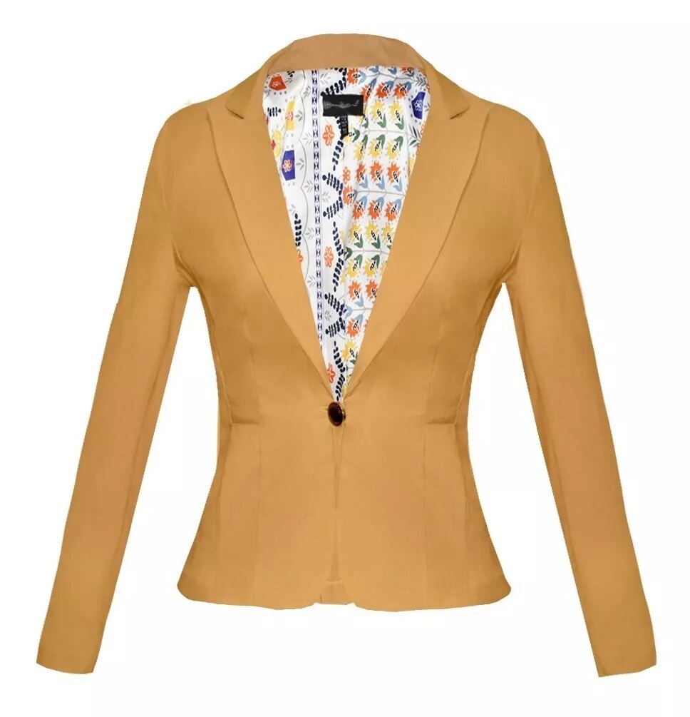 Blazer color mostaza mujer best sale