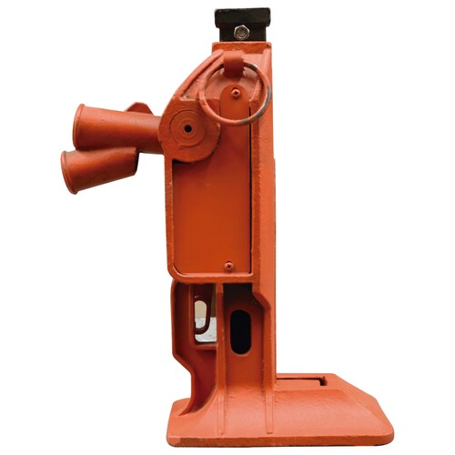 Gato mecánico ferrocarrilero - Los resortes ajustables incorporan resortes niquelados para resistir la corrosión - Ideal para manipular, levantar y transportar rails, Capacidad 10 toneladas