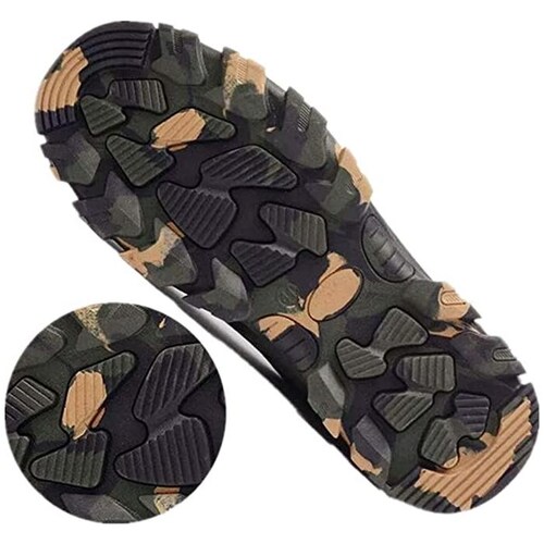 Zapatos de Trabajo Resistentes MXKAC-010 Talla 11US, 27.5MX, 45EUR, Verde/Negro, Plantilla Kevlar, Suela EVA, Punta de Acero, Agujetas, Ligero, Transpirable.