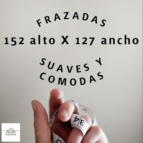 Frazada/ Manta 100% Algodón Rayada Rojo y Blanco - Manor Ridge