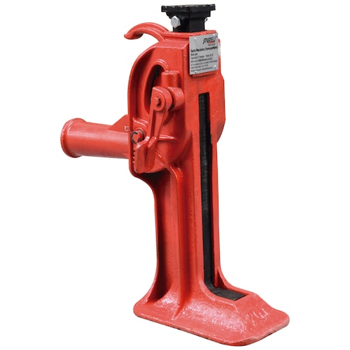 Gato mecánico ferrocarrilero - Los resortes ajustables incorporan resortes niquelados para resistir la corrosión - Ideal para manipular, levantar y transportar rails, Capacidad 20 toneladas
