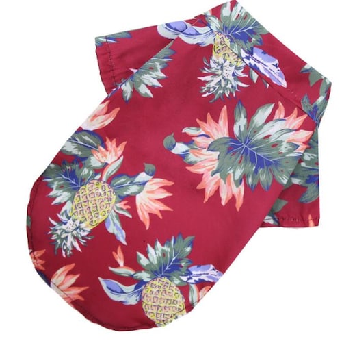 Camisa Hawaiana Para Perro Razas Pequeñas Gato 3 Pack