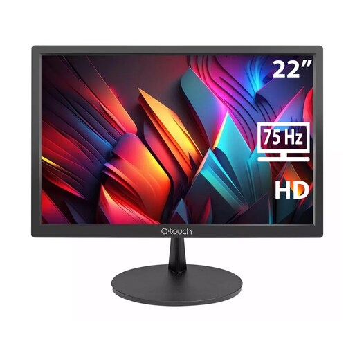 Monitor QTouch QT-2200 LED 22" HD HDMI Negro.