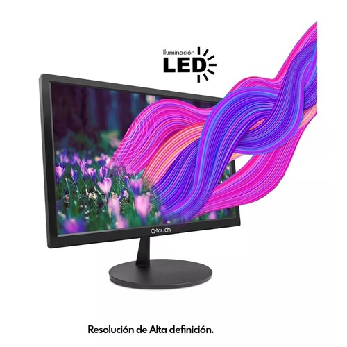 Monitor QTouch QT-2200 LED 22" HD HDMI Negro.