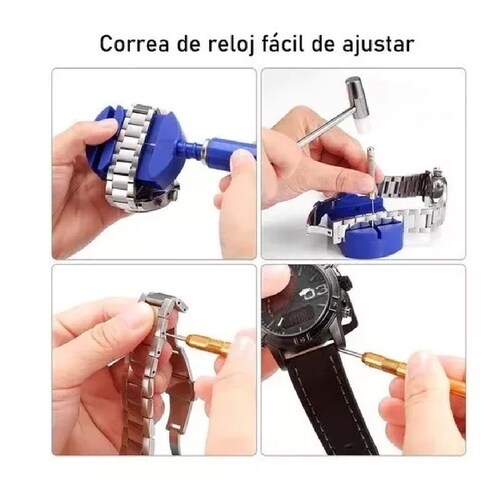 Kit Herramienta Reparacion Reloj Relojero Joyero 147 Piezas