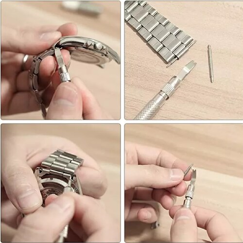 Kit De Pernos De Acero Para Extensibles Y Correas De Reloj
