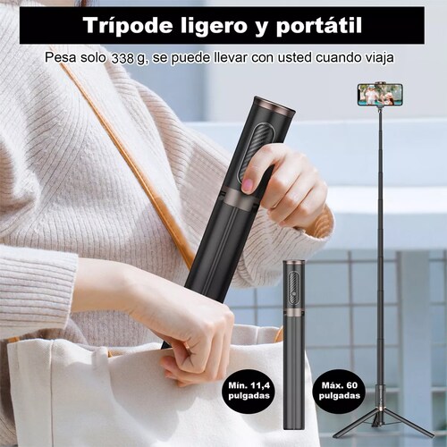 Tripode Para Selfie Stick Portátil Para Telefono 60in