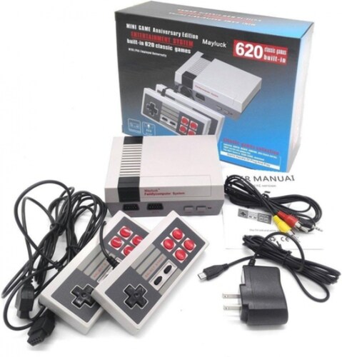 Consola Clásica Retro, Control Con 4 Botones 620 Juegos.