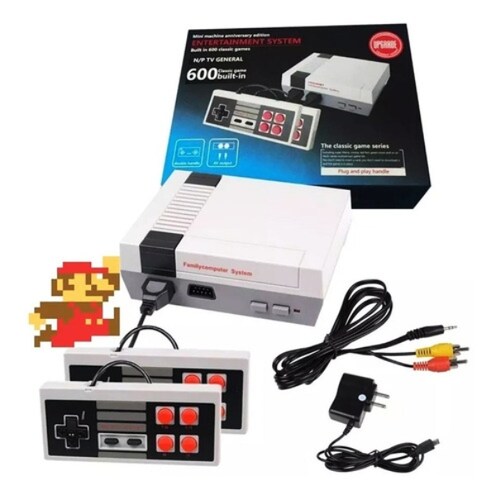 Consola Clásica Retro, Control Con 4 Botones 620 Juegos.