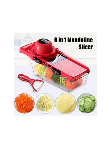 Cortador De Verduras Con 6 Cuchillas Multifuncional .