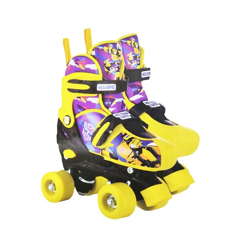 Patines para niños 4 Ruedas Transformers 22 a 24 cm Amarillos