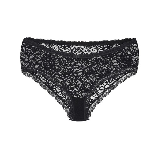 Boxer elaborado en encaje con sensuales trasparencias y fino encaje.  Marca: Odisea..
