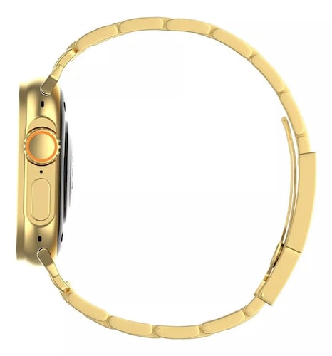 Reloj Smartwatch H9 Ultra Metal Dorado De Lujo Nfc FRALUGIO.