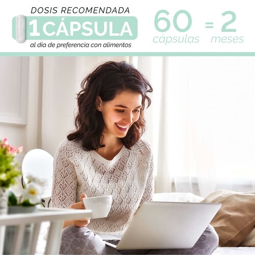 Glicinato De Magnesio + 5 Ingredientes -  Capsulas 500 Mg Oby - Suplementos Alimenticios 