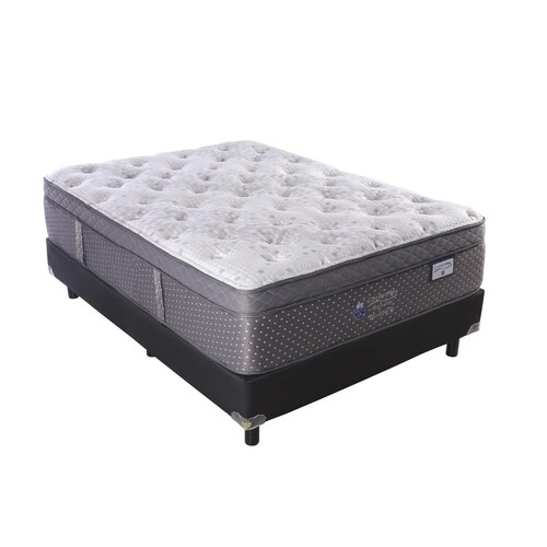 Juego De Box Y Colchon Bio Energy Spring Air - Matrimonial.