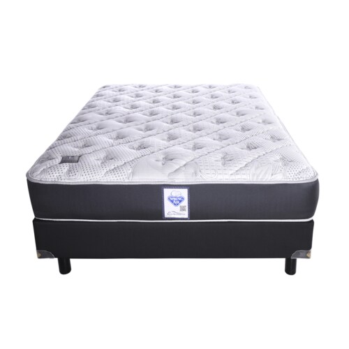 Juego De Box Y Colchon Kenia Spring Air - King Size.