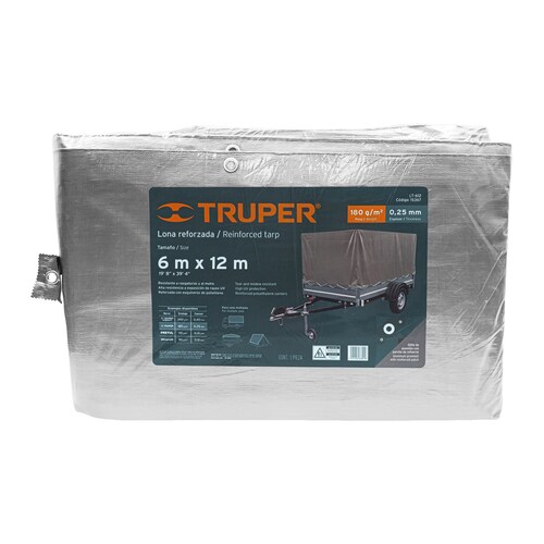 Lona Super Reforzada toldo Impermeable 6 x12 Metros Anti Rayos Uv.