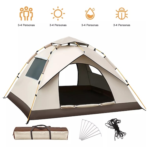 Tienda De Acampar Casa Campaña Camping Grande Impermeable