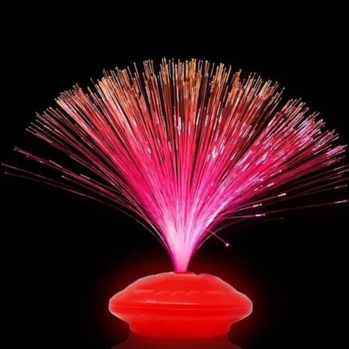 12 Centros De Mesa Fibra Óptica Decoración Adorno Arreglos.
