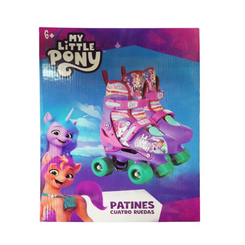 Patines para niños 4 Ruedas My Little Pony 19 a 21 cm Morado