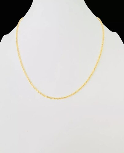 Cadena Torsal 55 cm X 2 mm Oro 10K + Obsequio
