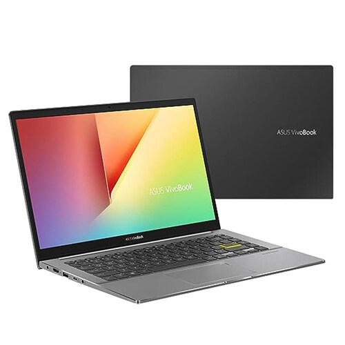Laptop Asus S14 S433 Intel Core I5 Disco SSD 512GB Ram 8GB 14'' Windows 11 - Gris Oscuro + Base Enfriadora + Mouse