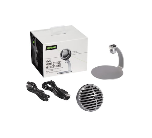 Micrófono SHURE Motiv Mv5 Condensador Unidireccional Gris.