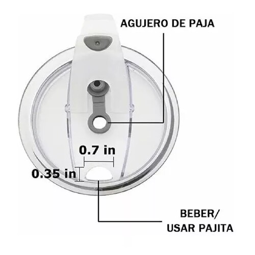 Vaso Térmico Portátil De Acero Inoxidable 20oz Con Calor/frí Negro