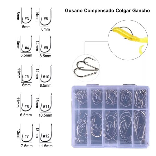 Kit 181 Pzs Señuelos Para Pesca De Río
