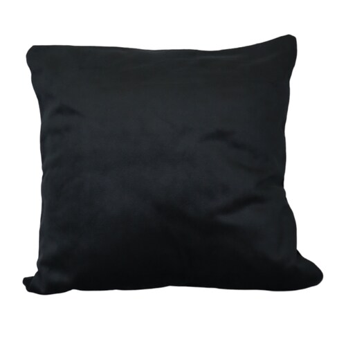 Cojín Polanco Negro con Relleno Premium 60x60.