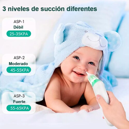 Aspirador Nasal Saca Mocos Para Bebé + Filtros Higiénicos, Moda de Mujer