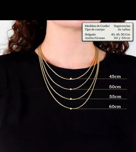 Cadena Torsal 55 cm X 2 mm Oro 10K + Obsequio