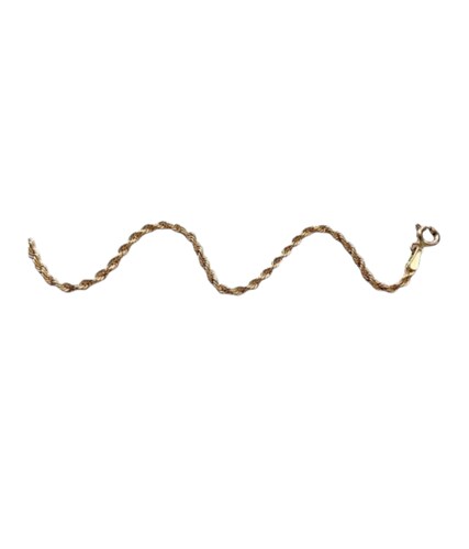 Cadena Estilo Torsal 50 cm X 2 mm Oro 10 Kilates + Obsequio