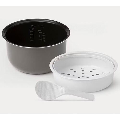 Vaporera Magic Bullet Inteligente cocina automaticamente granos y verduras /MBA50100  (Reacondicionado).