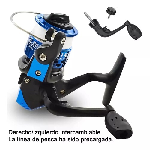 Juego De Caña De Pescar Telescópica Y Carrete 1.5 m